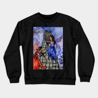 Fairy Tarot Tower Crewneck Sweatshirt